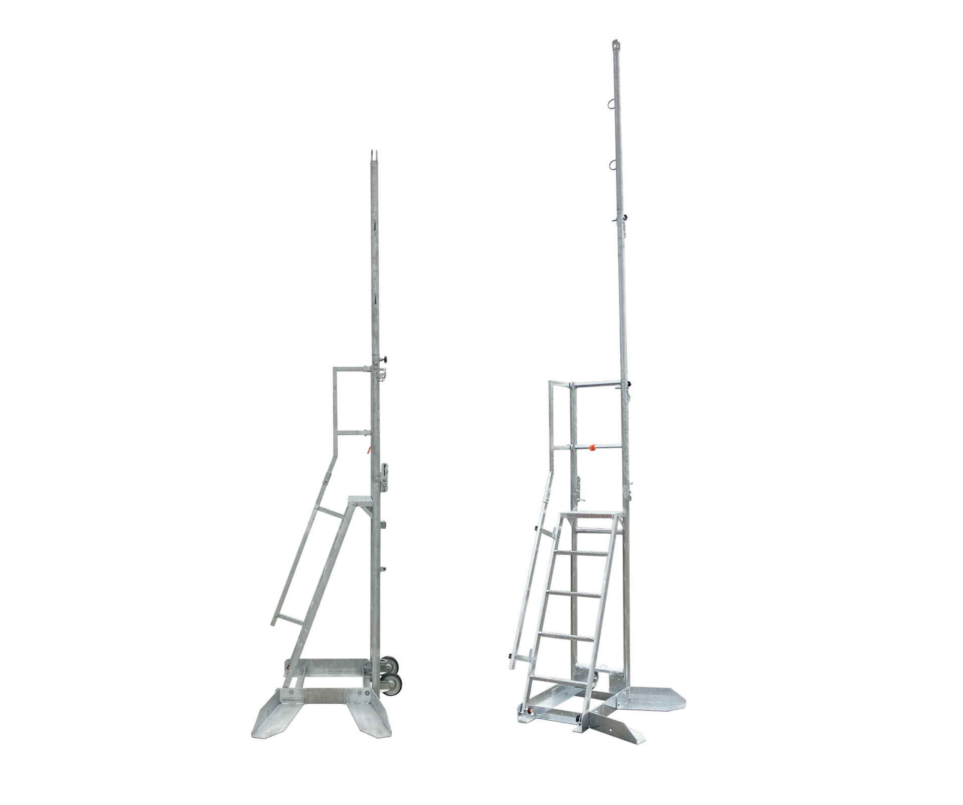 階段付きトラックスタンション