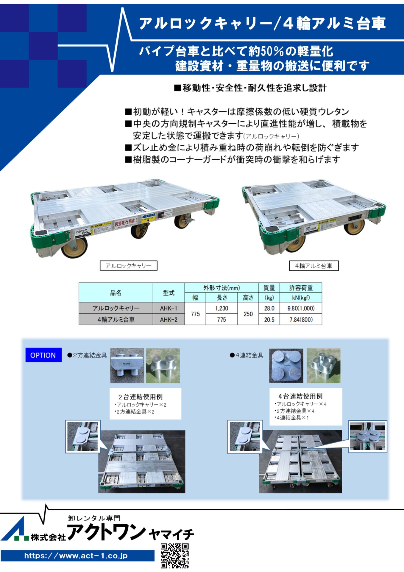 アルロックキャリー　カタログ