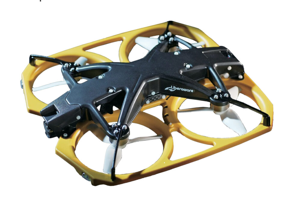 超狭小空間点検ドローンのアイビス2の全体写真